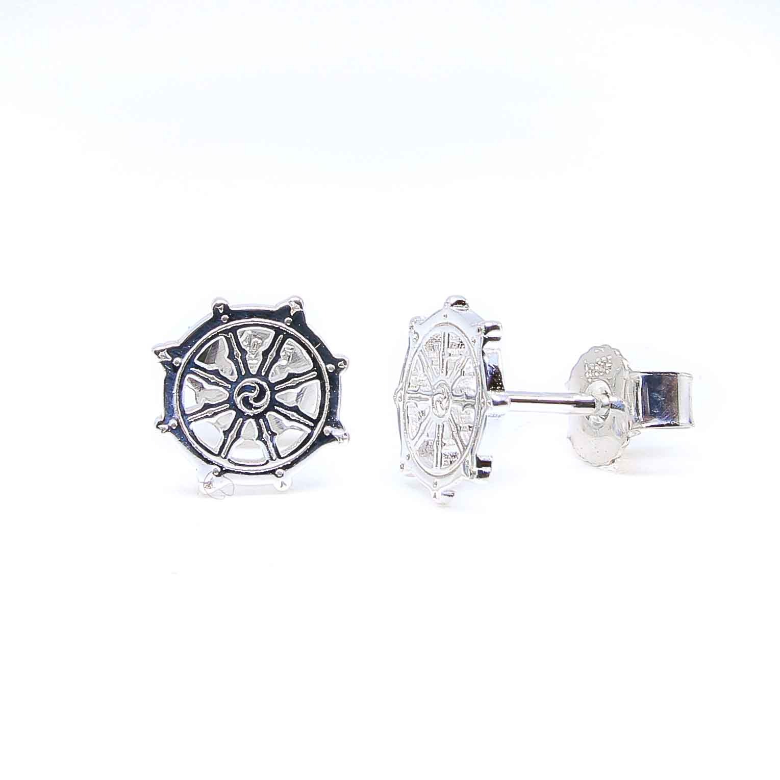 Ohrstecker Buddhismus 925 Silber