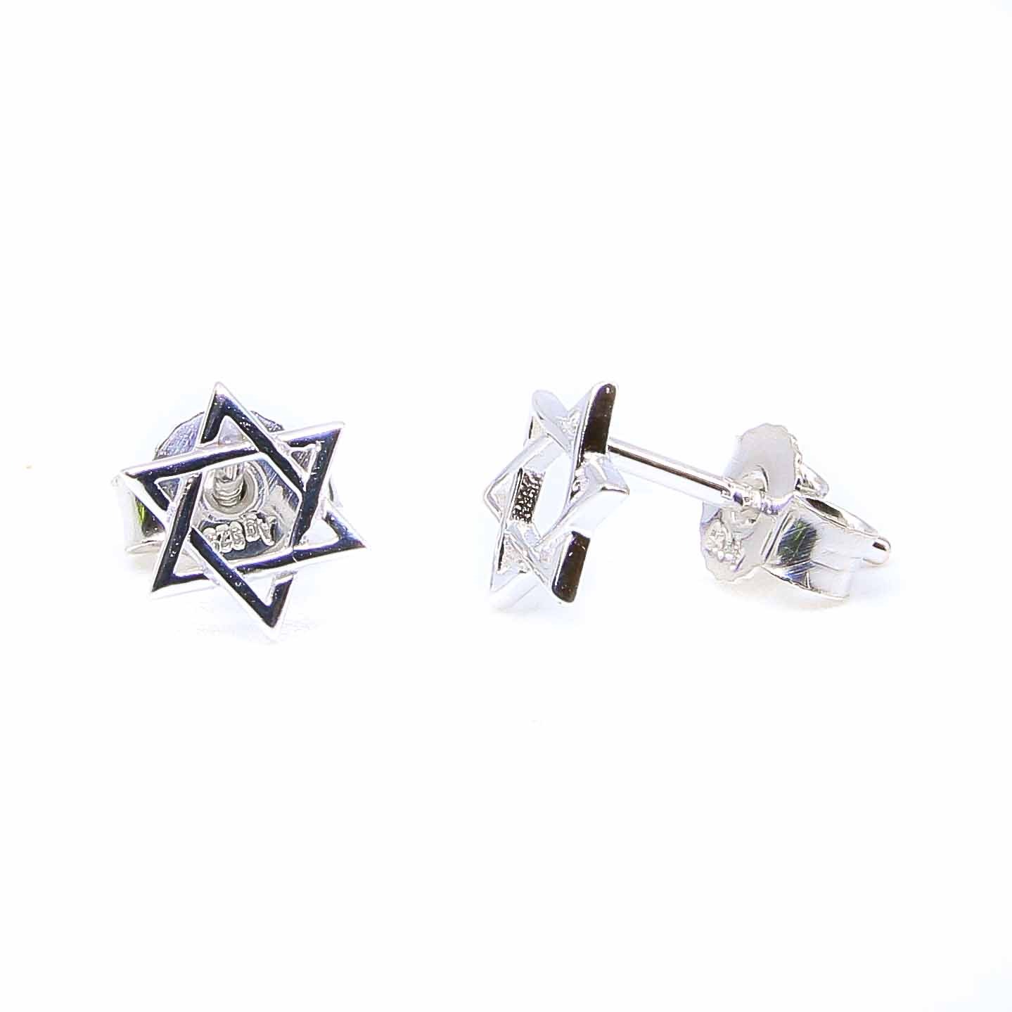 Ohrstecker Buddhismus 925 Silber – Bild 2