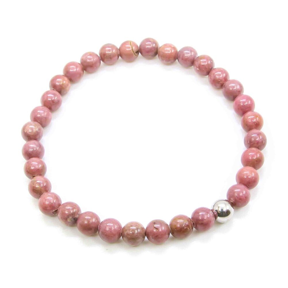 Armband Rhodonit 6mm
