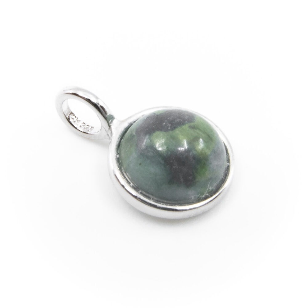 Cabochonanhänger Allalin-Gabbro 10mm