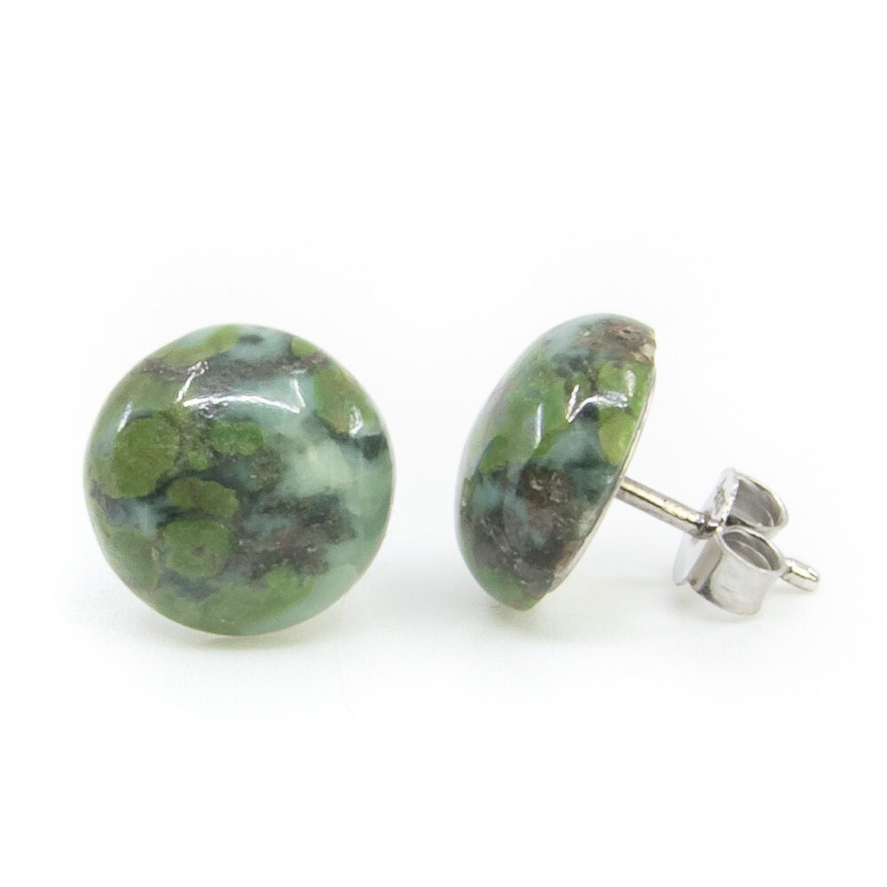 Ohrstecker Allalin Gabbro 12mm – Bild 2
