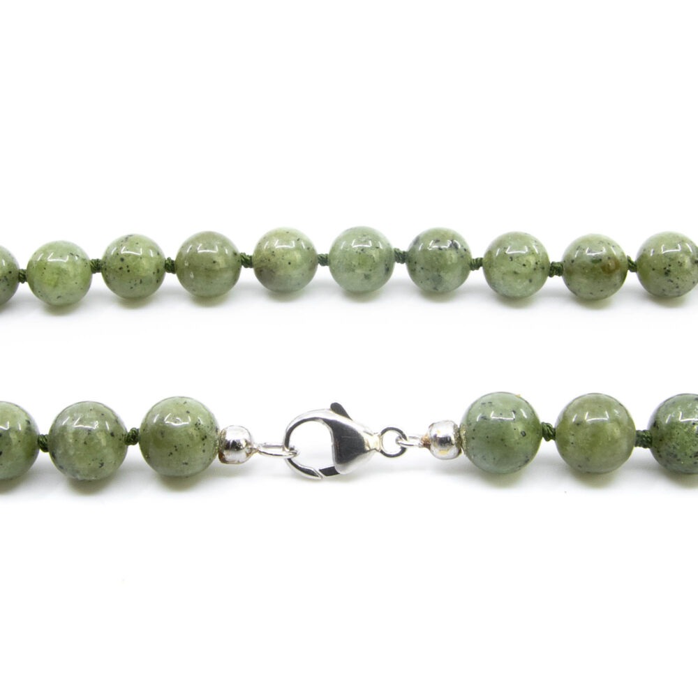Kette Peridotit 8mm hell – Bild 2
