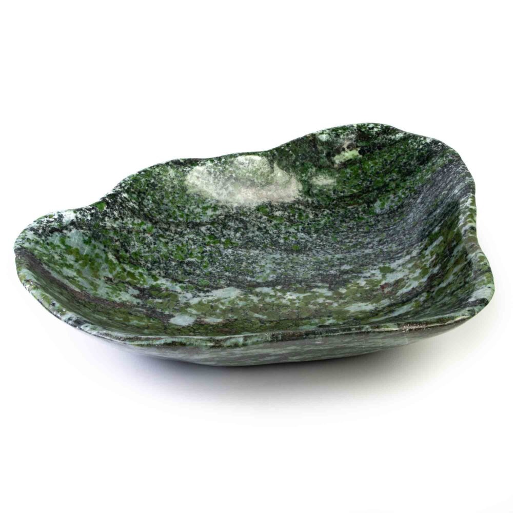 Stein Schale Allalin-Gabbro