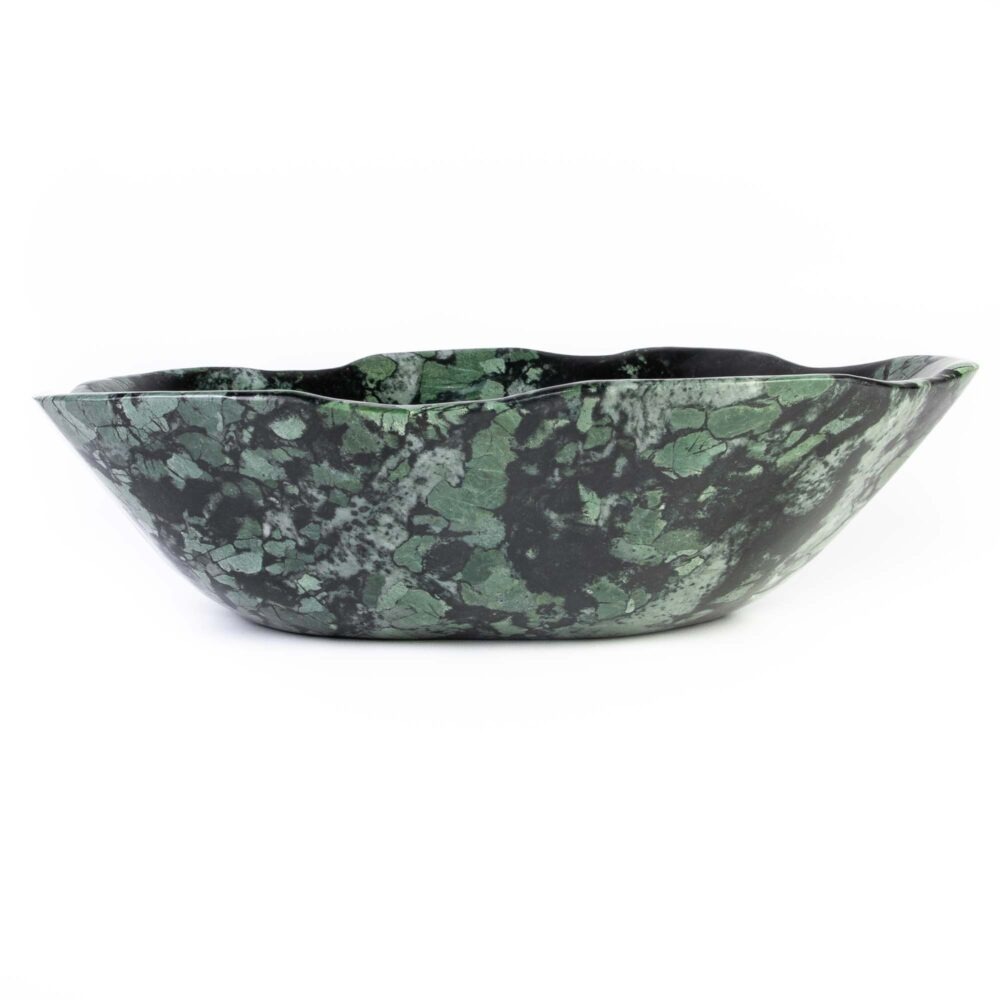 Stein Schale Allalin-Gabbro dunkel – Bild 3