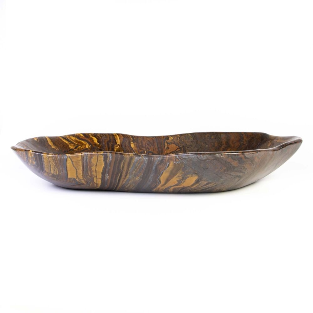 Stein Schale Tigerauge – Bild 3