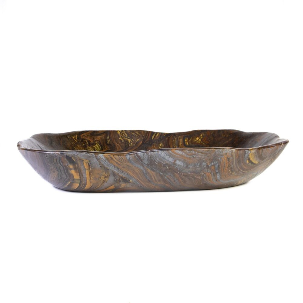 Stein Schale Tigerauge – Bild 2