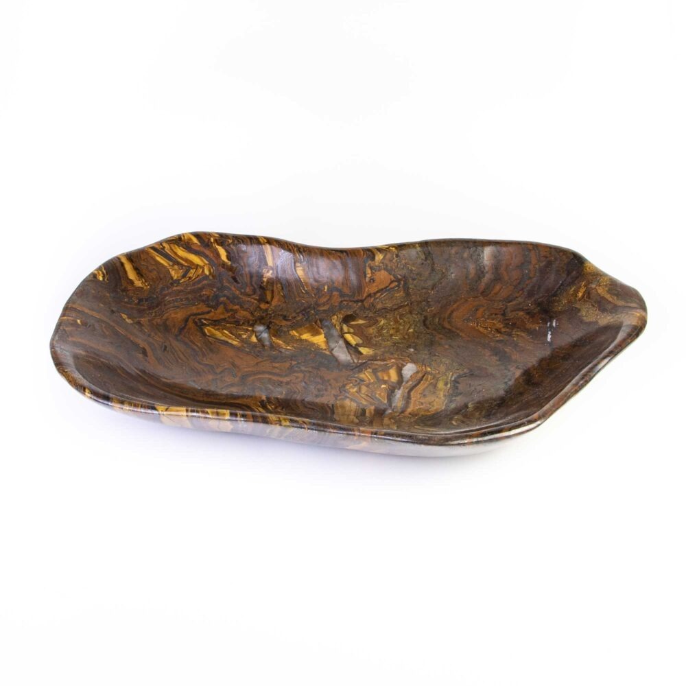 Stein Schale Tigerauge