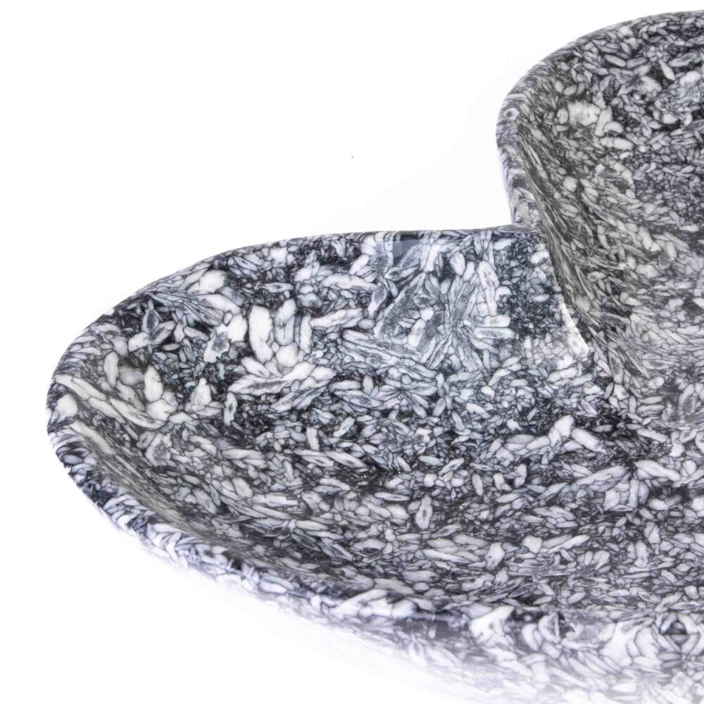 Stein Schale Pinolithen Magnesit Herz – Bild 2