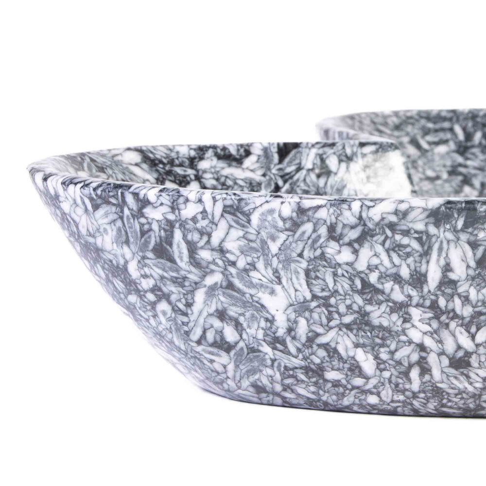 Stein Schale Pinolithen Magnesit Herz – Bild 3