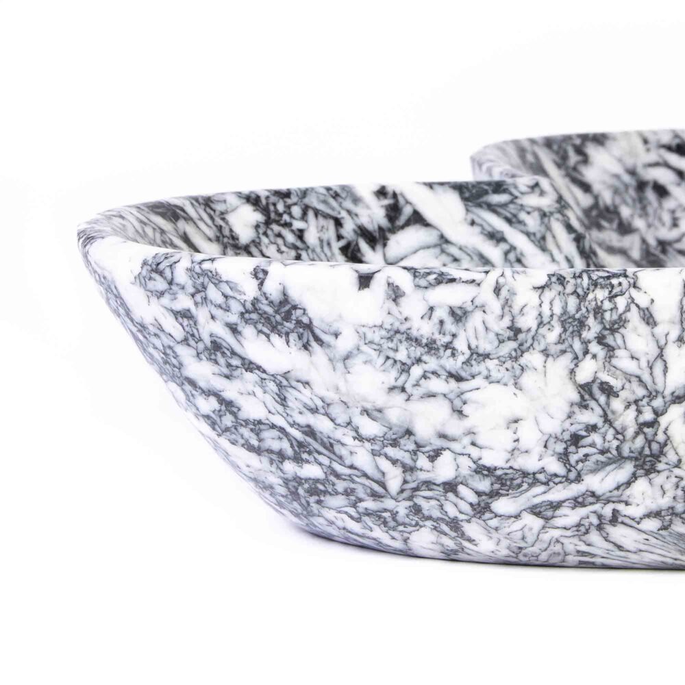 Stein Schale Pinolithen Magnesit Herz – Bild 2