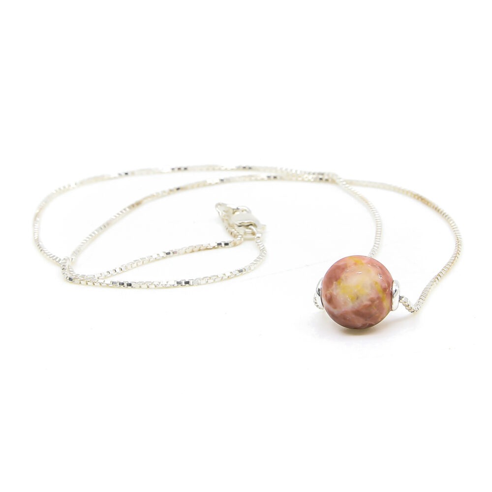 Anhänger Sassalbo Kalkstein 10mm