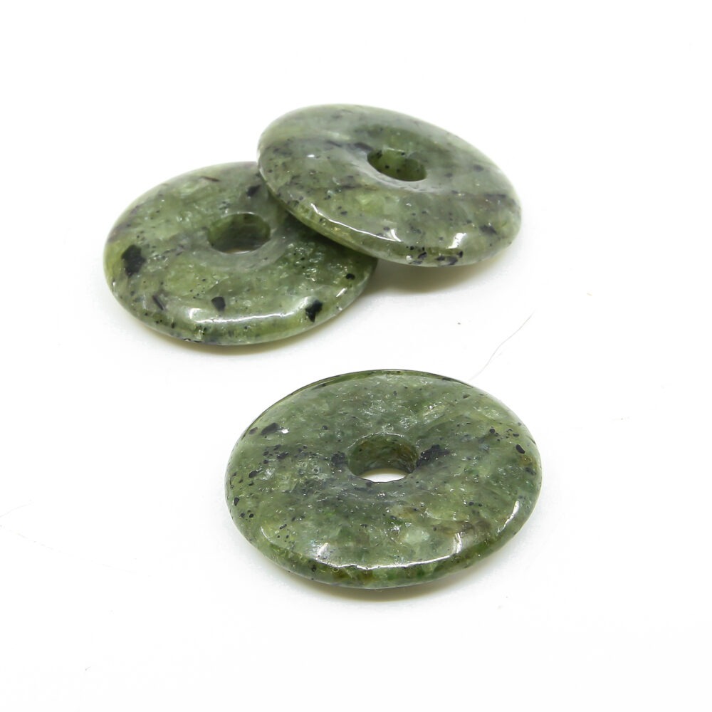 Pi-Scheibe Peridotit 30mm