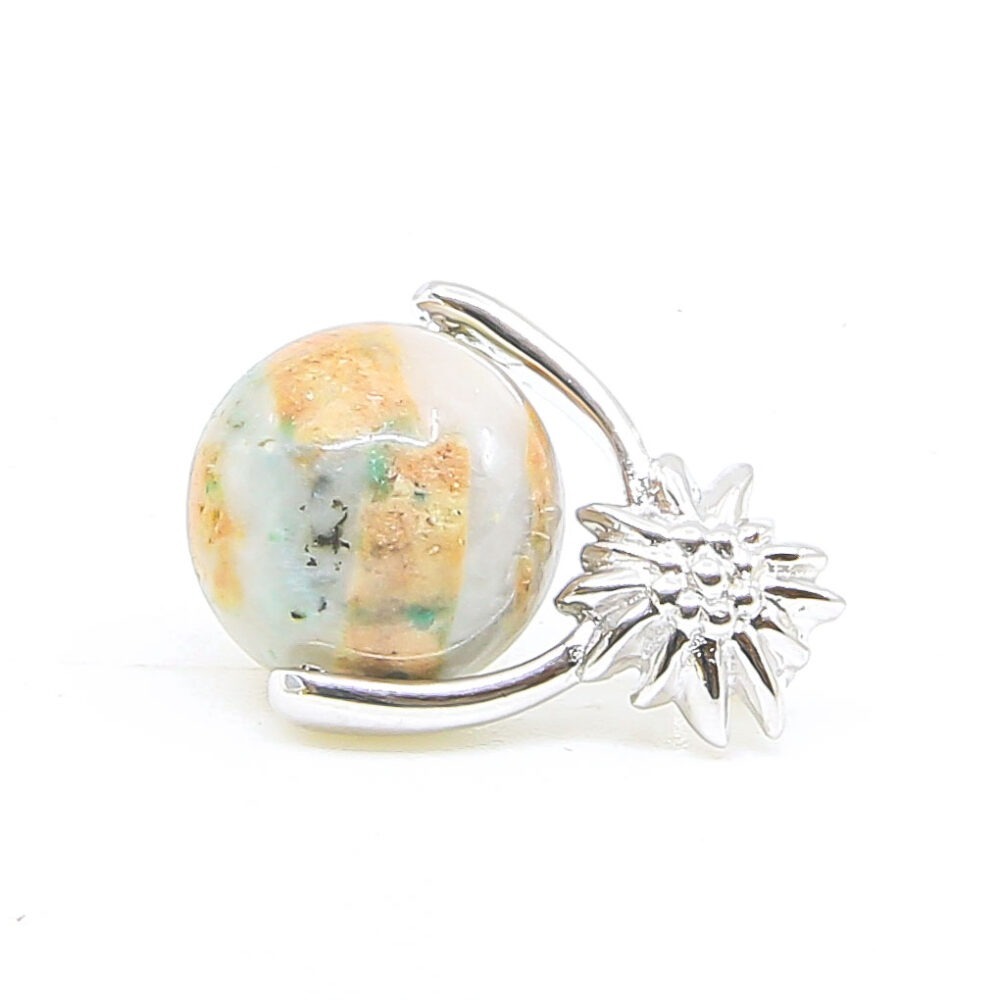 Anhänger mit Edelweiss Tiroler Buntkupfer 10mm