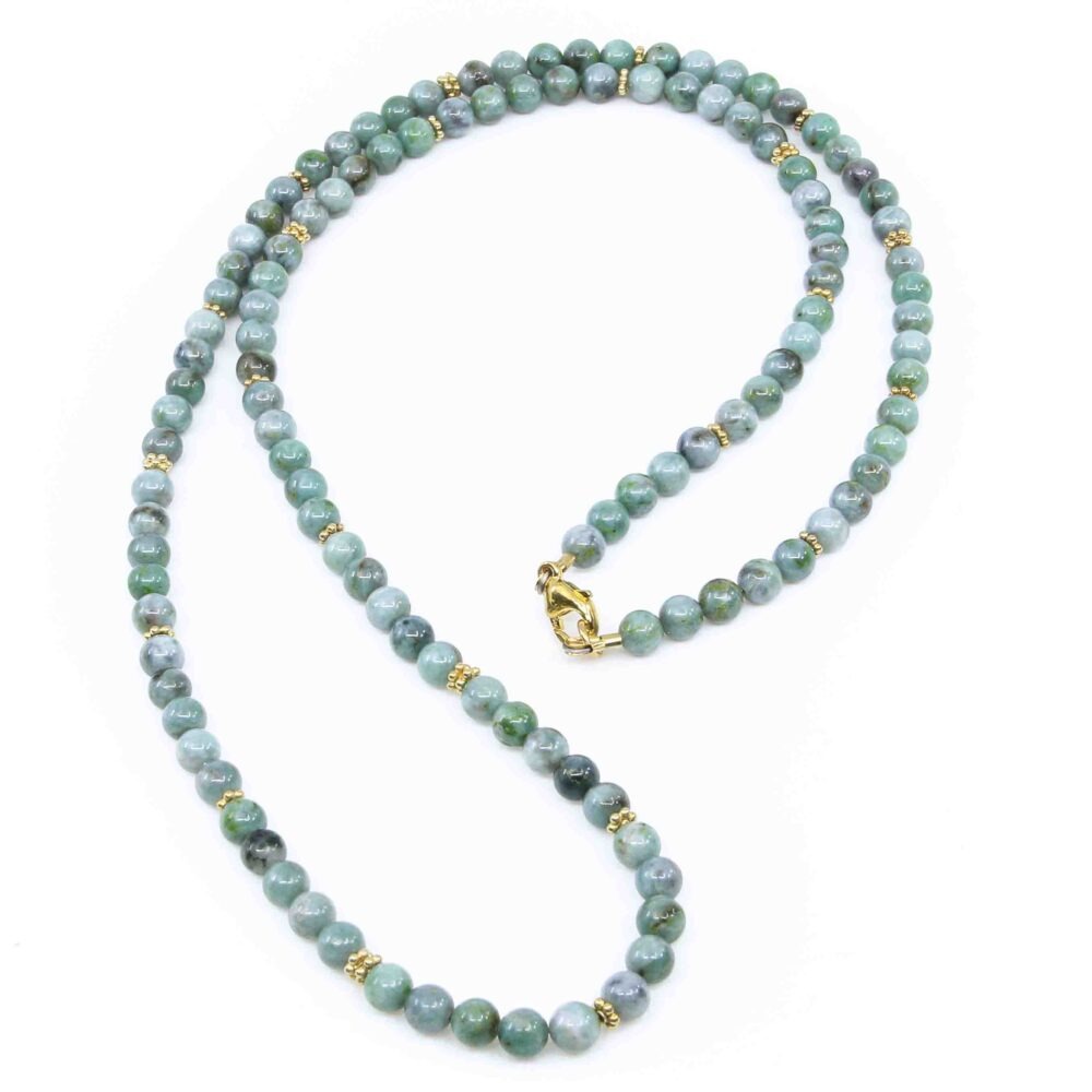 Kette Allalin Gabbro 5mm lang vergoldet
