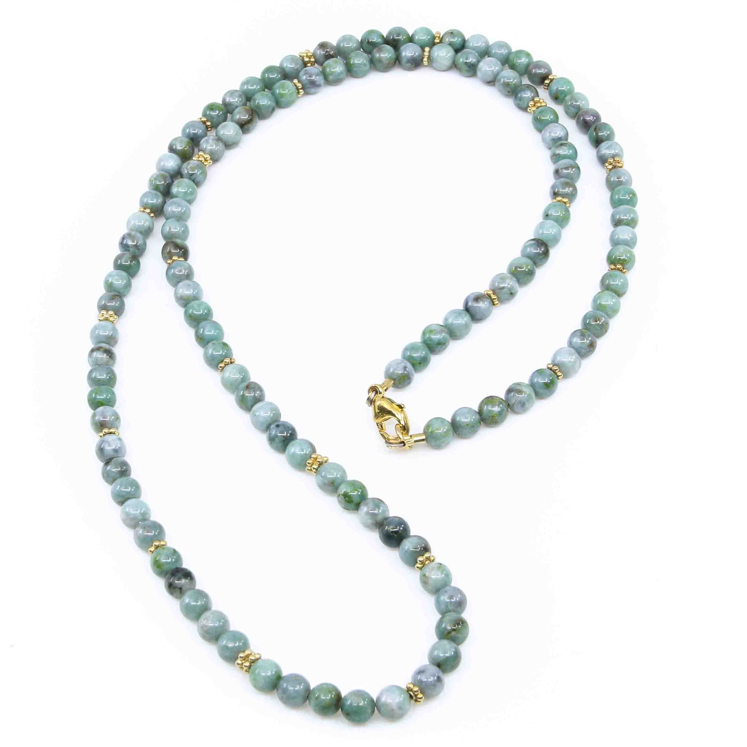 Kette Allalin Gabbro 5mm lang vergoldet