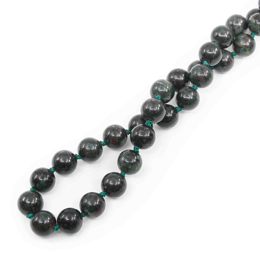 Kette Eklogit 10mm geknüpft