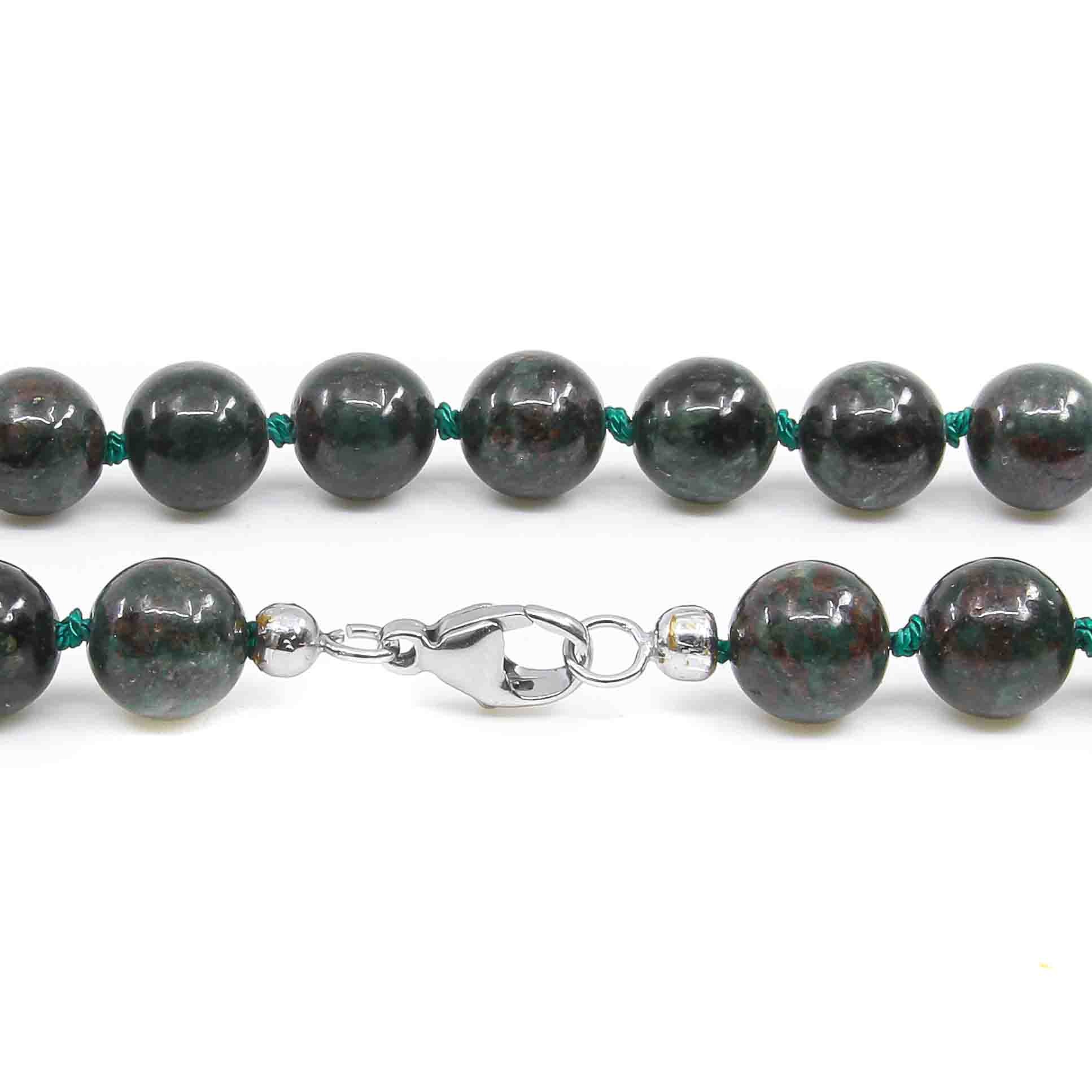 Kette Eklogit 10mm geknüpft – Bild 2