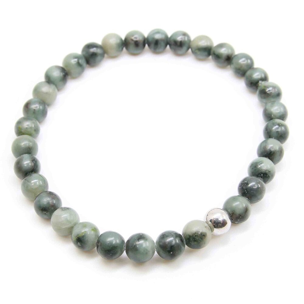 Armband Allalin Gabbro Findling 6mm