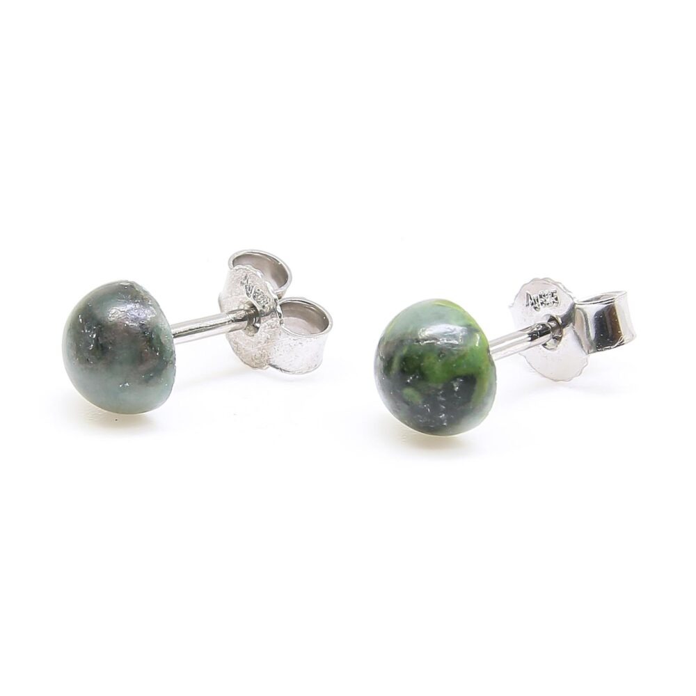 Ohrstecker Allalin Gabbro Findling 6mm