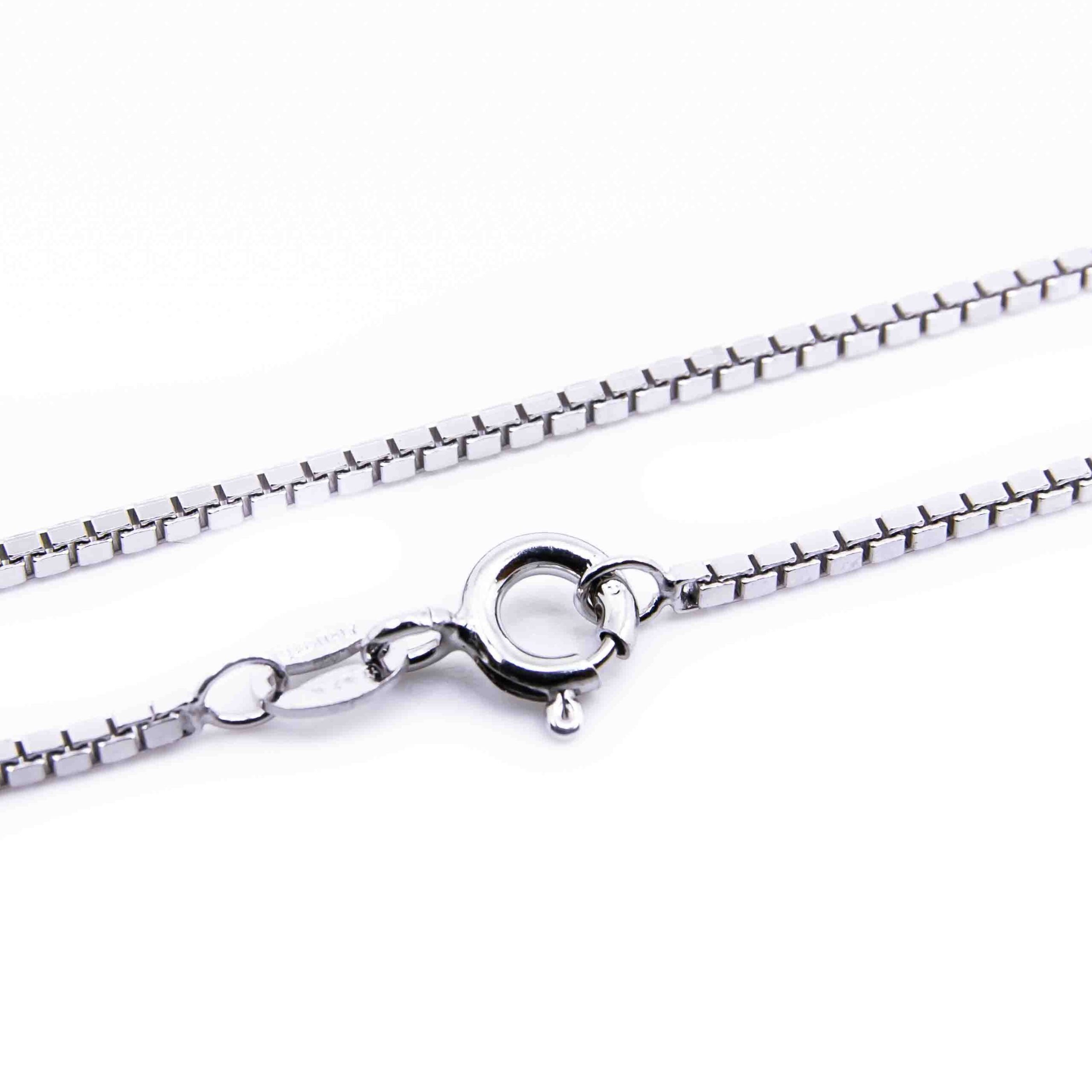 Silberkette Venezianer 1.5mm rhodiniert