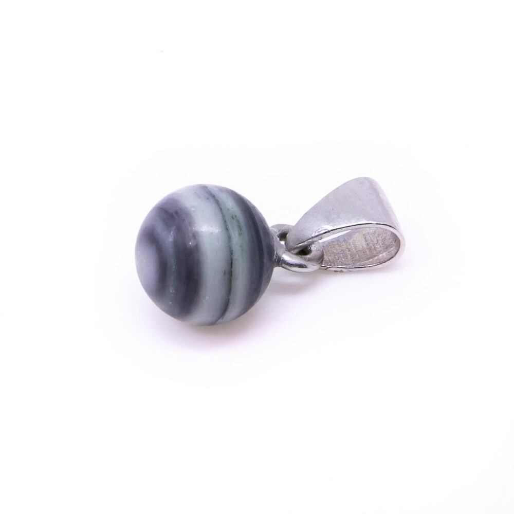Anhänger Cipolin Marmor 8mm