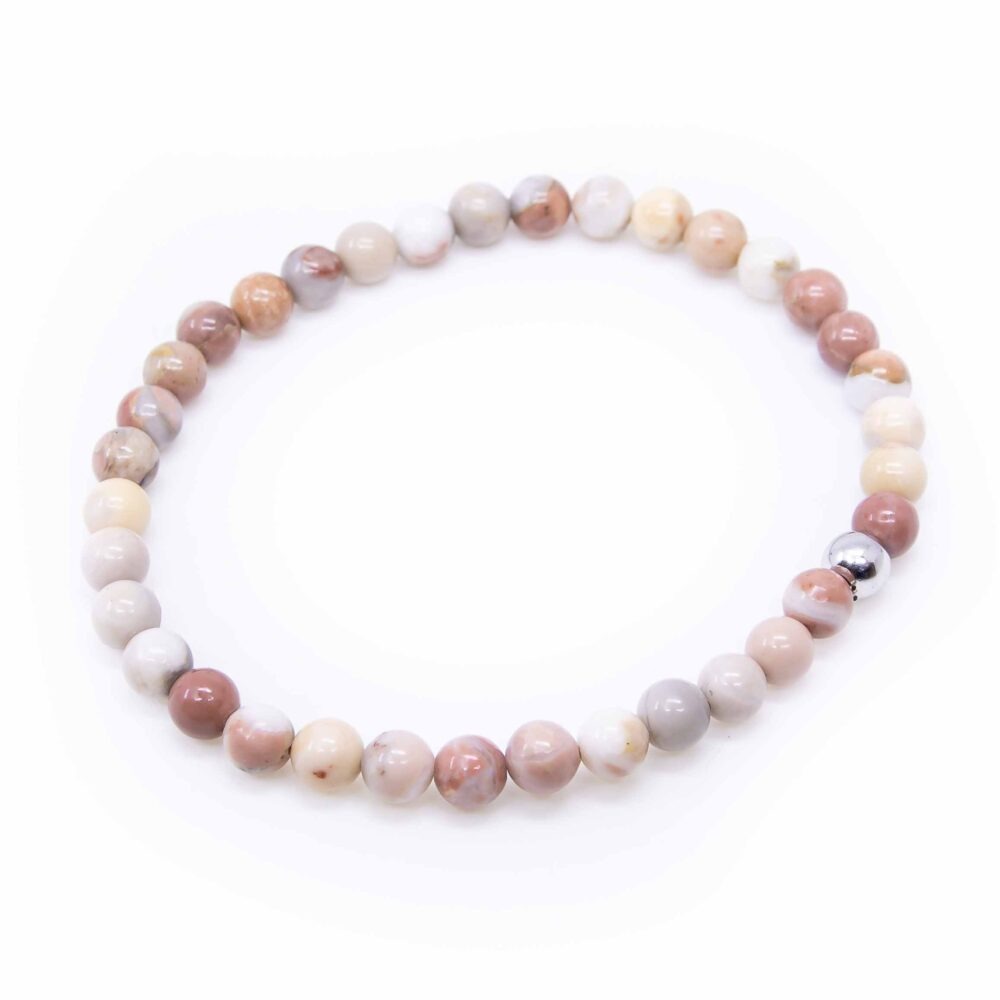 Armband Albula Kalkstein 5mm