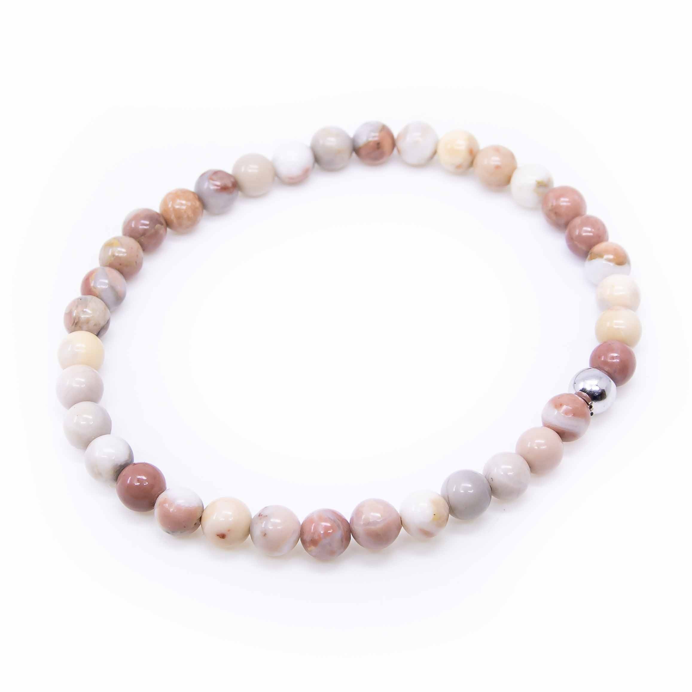 Armband Albula Kalkstein 5mm