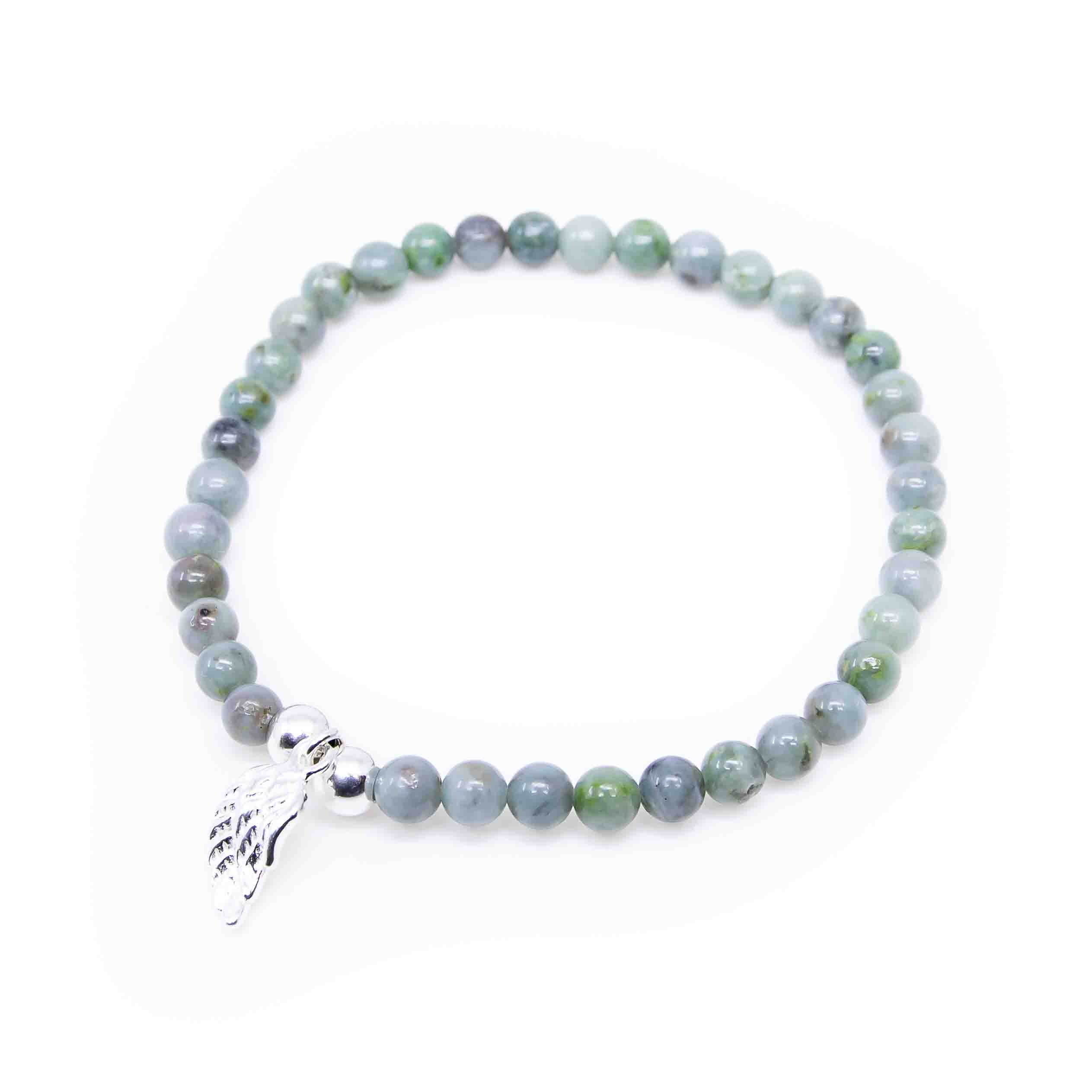 Armband Allalin Gabbro 5mm mit Charm