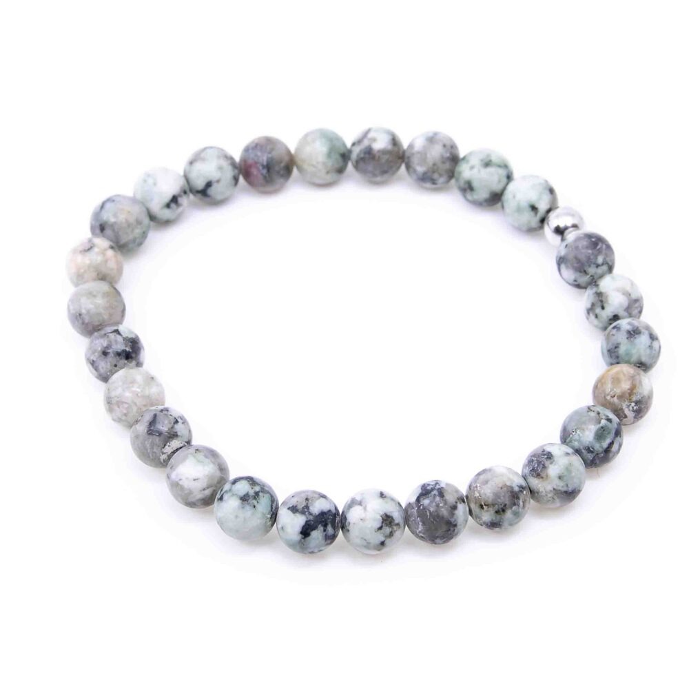 Armband Julier Granit 7mm matt