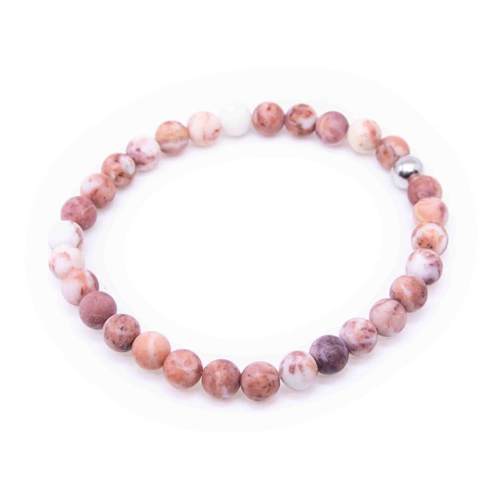 Sassalbo Kalkstein Armband Val Poschiavo